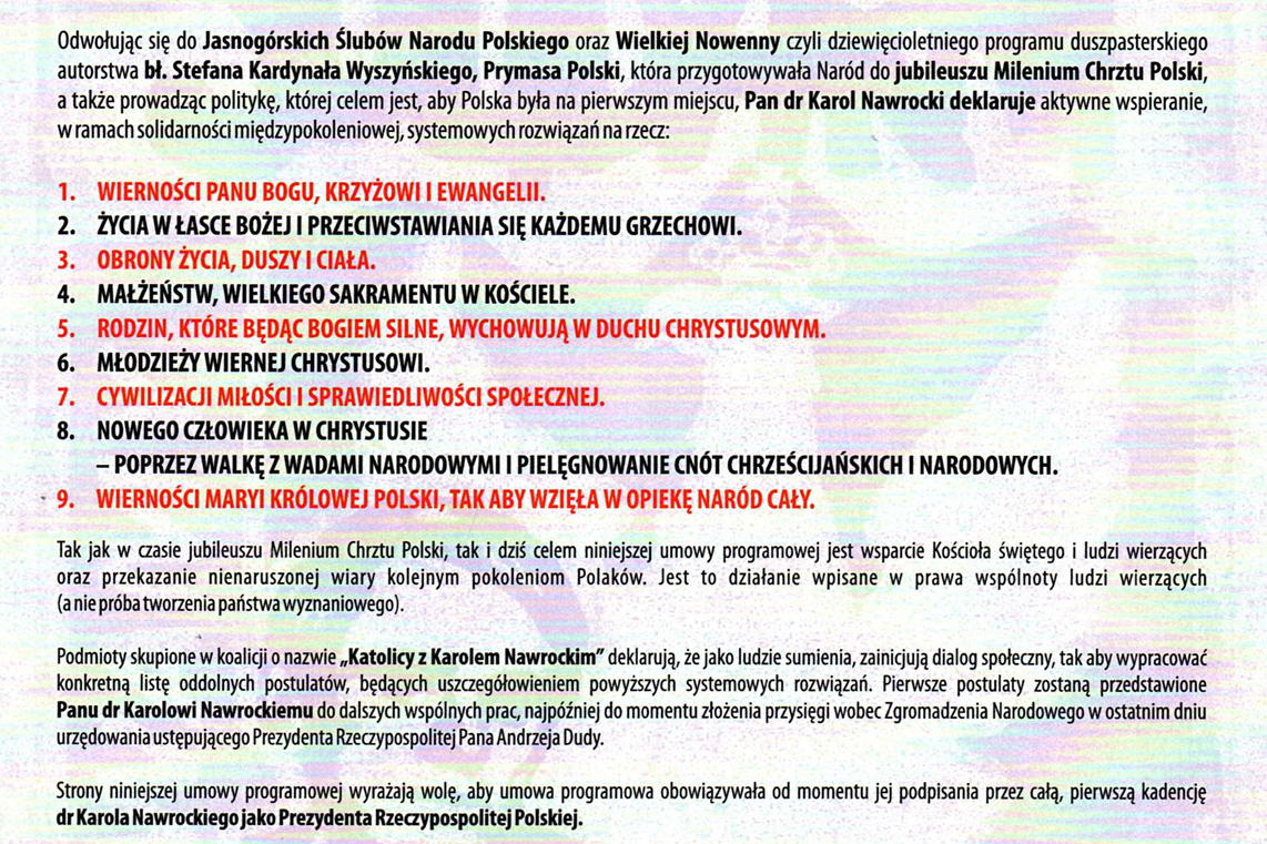 Katolicy z Karolem Nawrockim